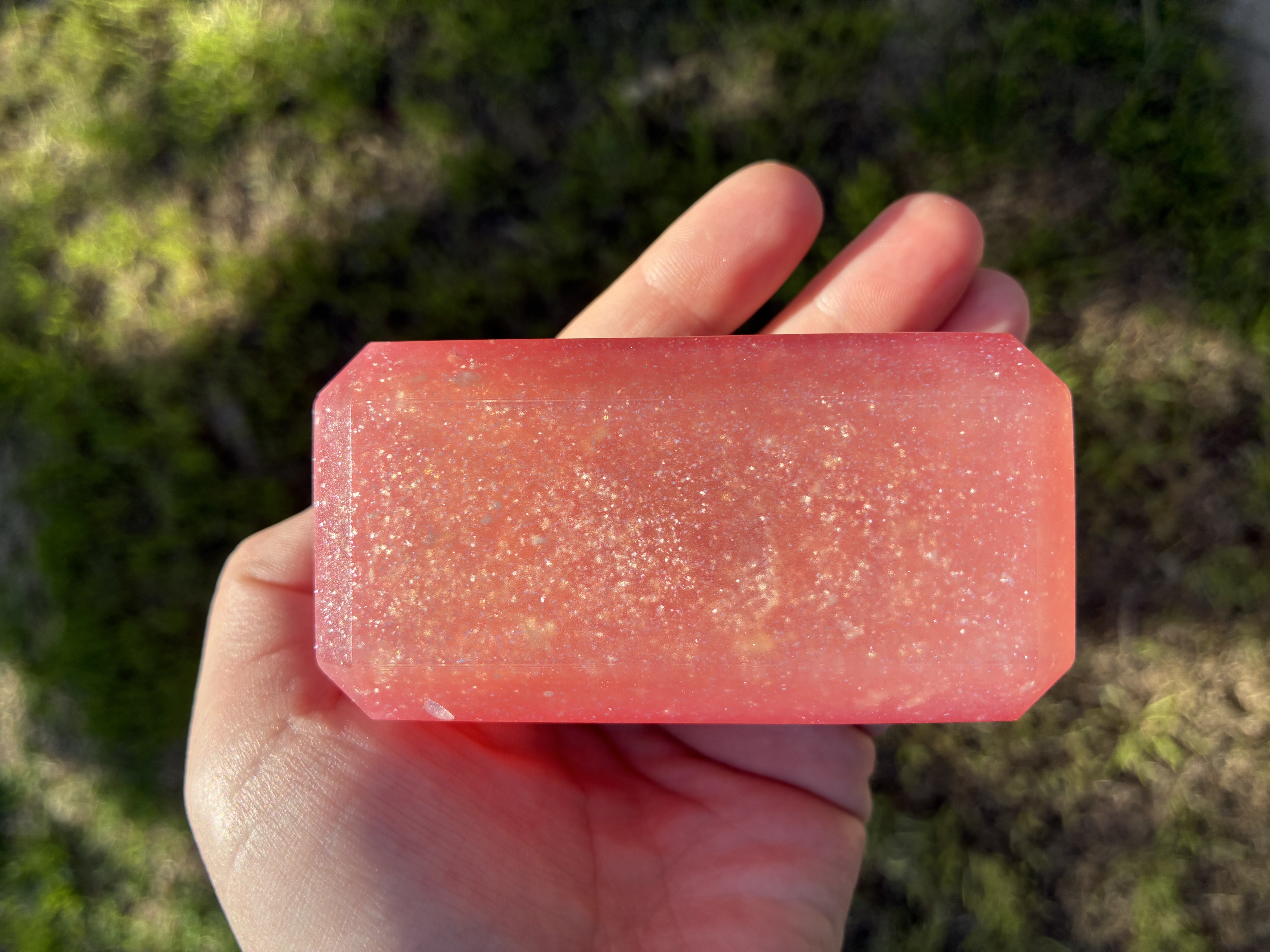 Gem Stone Infused Soap close-up
